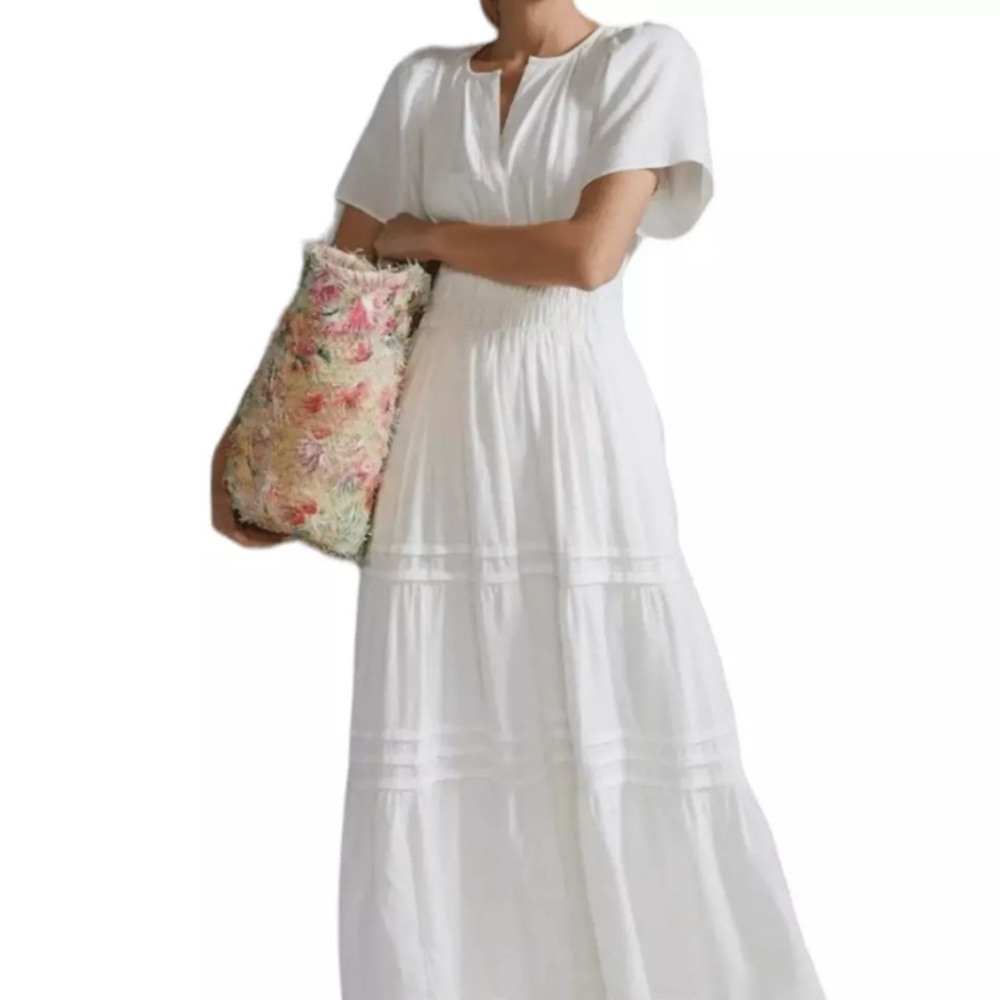 Anthropologie Peach Maxi Dress - Picture 4 of 16